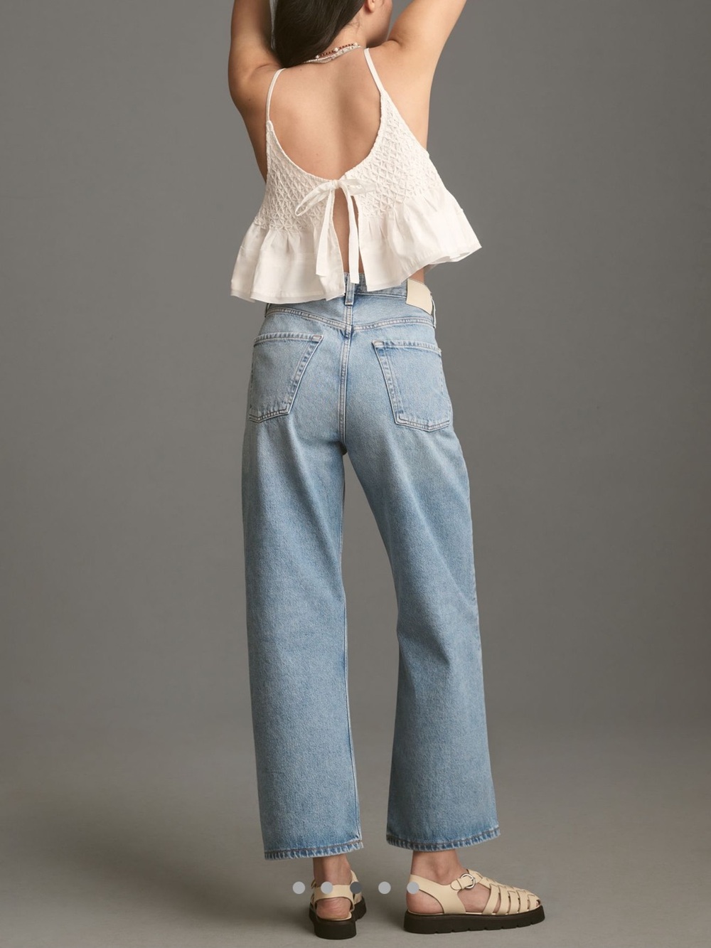Citizens Of Humanity Gaucho Vintage High Rise Crop Wide Leg Jeans - Picture 3 of 8